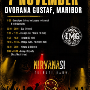 NIRVANASI + INMATE + SIZA | Live at Dvorana Gustaf